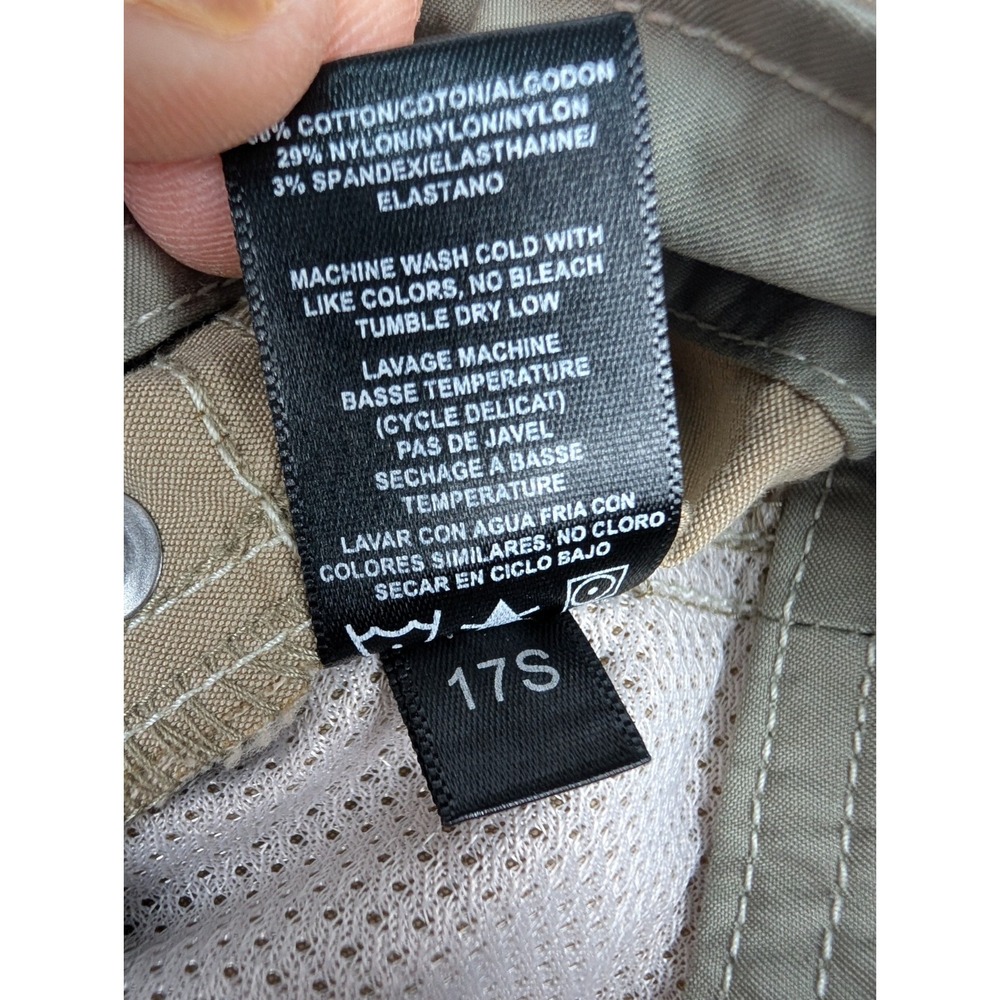 Kuhl Cargo Pants Men's 38x30 Khaki Cotton Blend Flat Front Hiking Workwear - Picture 14 of 14